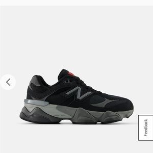 New Balance Black and Gray Athletic Shoes